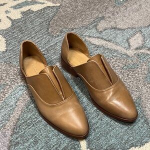 Nisolo Emma D`Orasay Tan leather Oxford flats